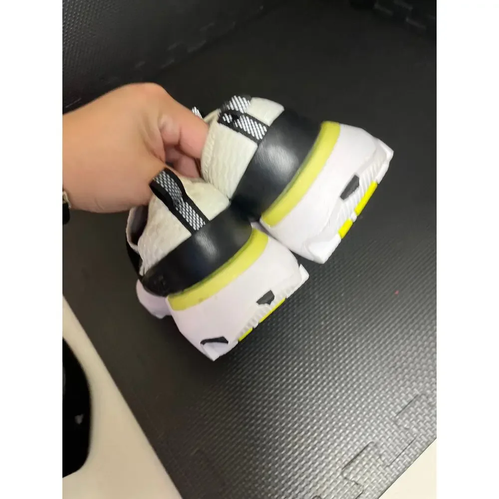 SOREL Kinetic Impact‎ Strap Womens Shoes White Black Reflective Elastic Strap 6